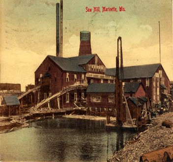 Marinette Sawmill 1800's